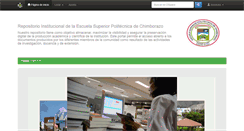 Desktop Screenshot of dspace.espoch.edu.ec